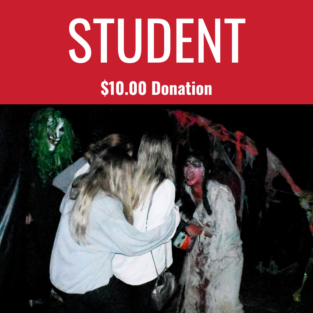 Student Admission: $10.00 + convenience fee ($1.00+3%)